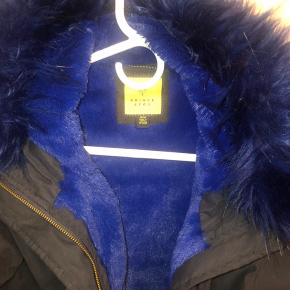 Mid-Length Faux Fur gently used Coat. - Picture 1 of 5